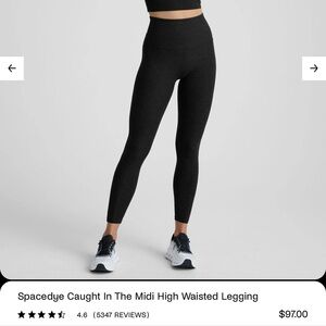 Beyond Yoga Spacedye Caught In The Midi High Waisted Legging Darkest Night